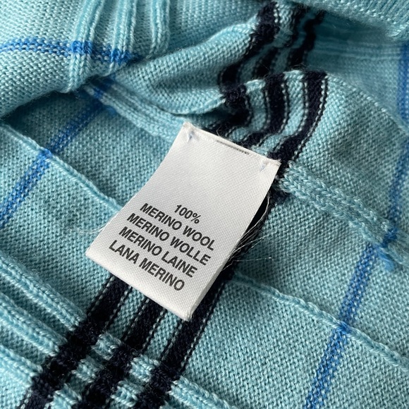 Burberry mens L authentic sweater merino wool - Picture 3 of 3